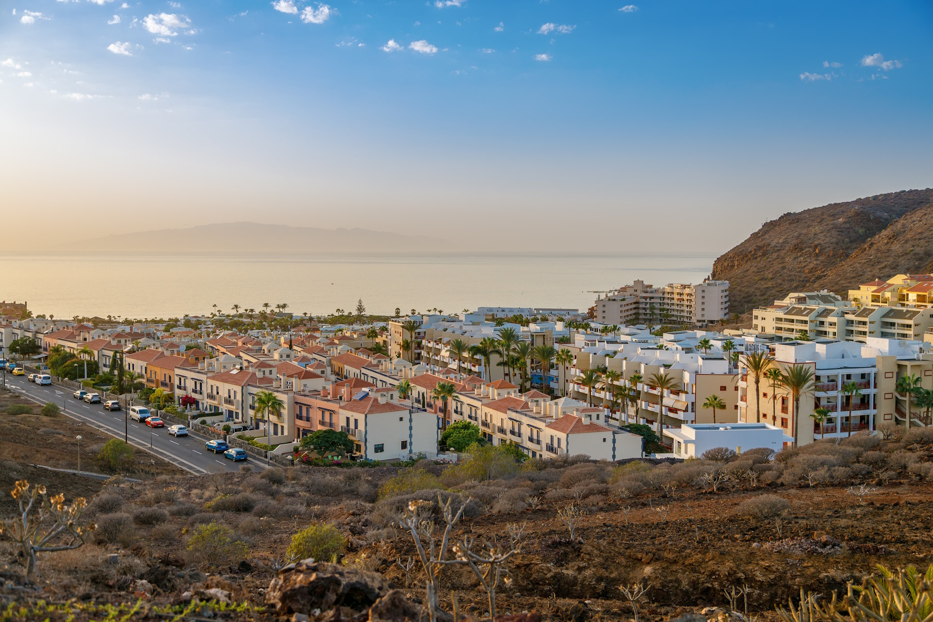 Explore properties for sale in Palm-Mar, Tenerife. Discover apartments, villas, and investment opportunities in a peaceful coastal area near Los Cristianos with high rental potential.